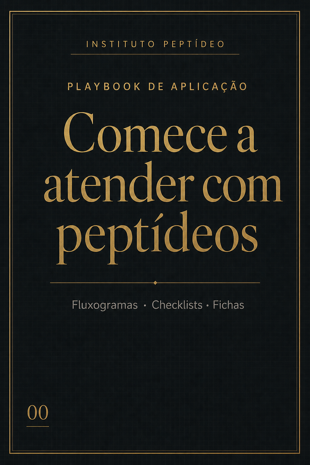 Capa · Comece a atender com peptídeos